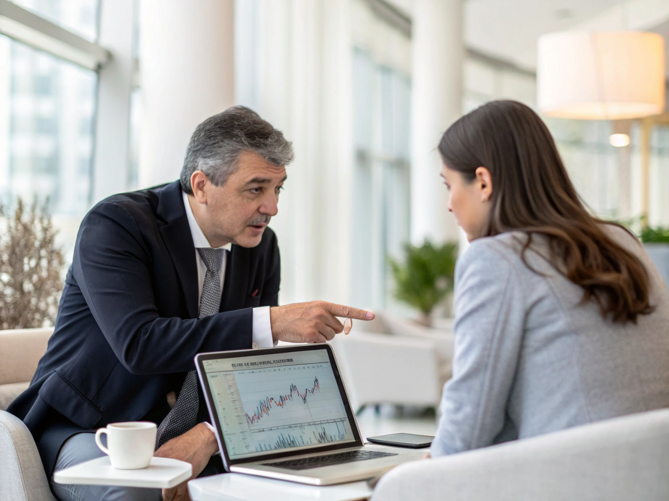 ATB Financial investment advisor analyzing data